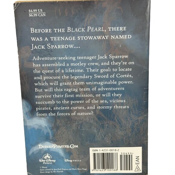 Jack Sparrow: The Coming Storm Pirates of the Caribbean Book One 2006 Paperback - Picture 2 of 7